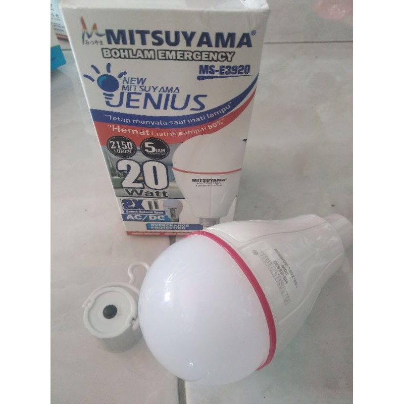 BOHLAM LAMPU EMERGENCY MITSUYAMA 20W 20 WATT  MS-E3920