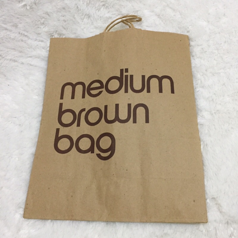 

Bloomingsdale New York Original Signature Paperbag Medium Brown Bag