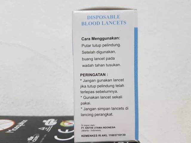 Jarum Bekam 21g isi 100pc/Lancet 21g Magic Star/Blood lancet  21g/Jarum keluarin darah