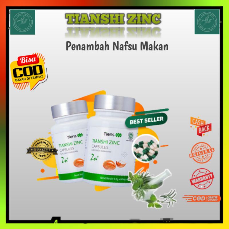 Bisa COD | Zinc penggmuk badan obat gemuk badan penggemuk tiens