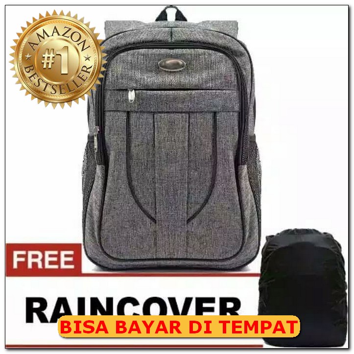Ransel Wanita 2334 Tas Pungung Wanita Import Tas Sekolah Yans Col CJ199 Backpack Polo Greylight / T