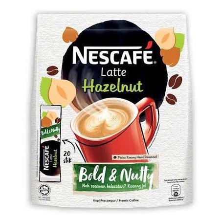 

Nescafe Latte Hazelnut Bold & Nutty Kopi Instan Malaysia