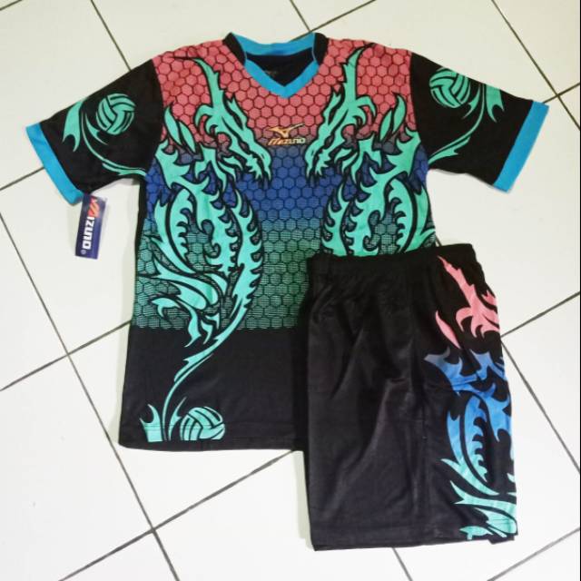 Jersey Volly Mizuno Naga HB/ Baju Voli / Kostim Tim /  Kaos Setelan Olahraga Volley Ball