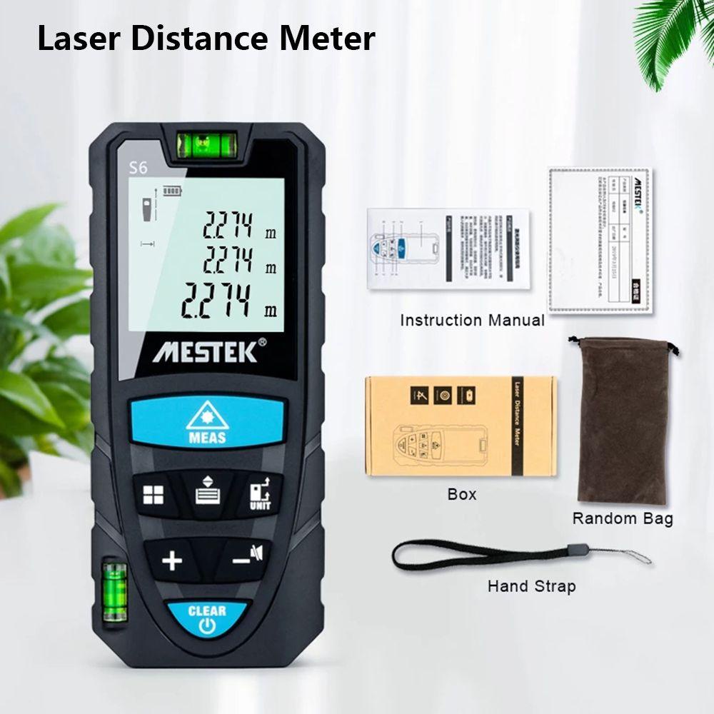 Solighter Distance Meter Alat Ukur Portabel 50M 70M 100M Penggaris Digital