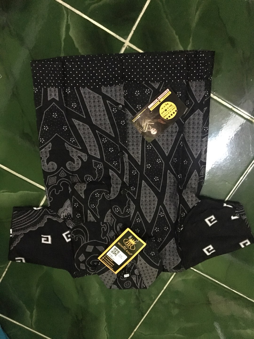 Benang Raja Kemeja Anak Katun Batik Lengan Panjang Ukuran M L Xl