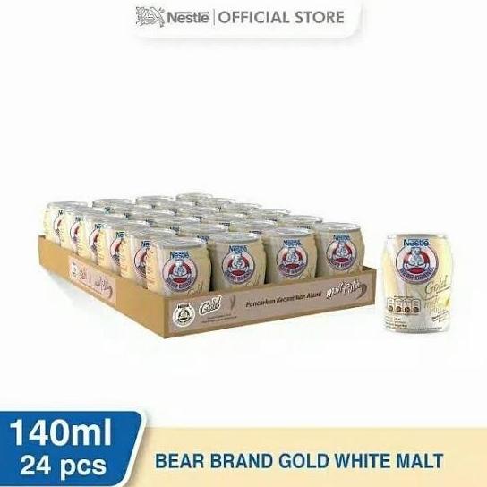 

[COD] Bear Brand Gold White Malt 24x 140ml [COD]