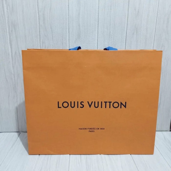 

✨ BISA COD ✨ paperbag louis vuitton large authentic / paper bag lv xtra large ori