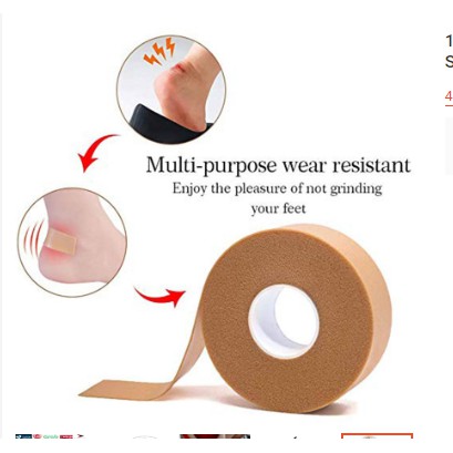 1 Roll Plester Pelindung Kaki Anti Lecet Serbaguna Waterproof Wear Resistance Model Stiker Tape Busa