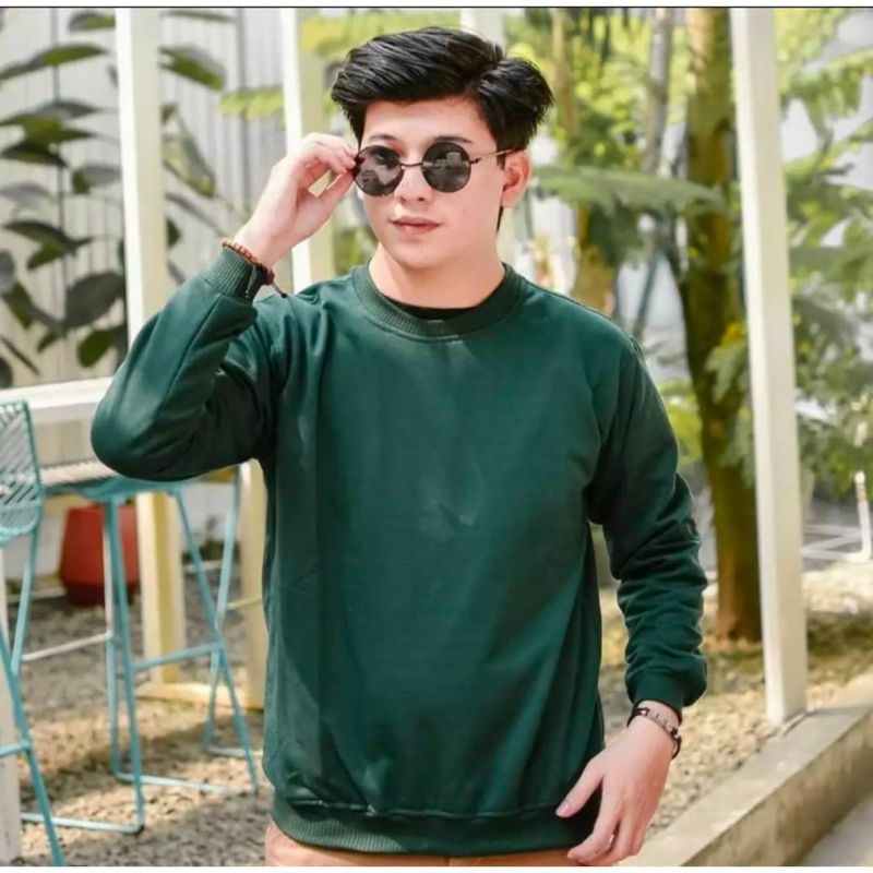 Sweater crewneck polos size M L XL XXL