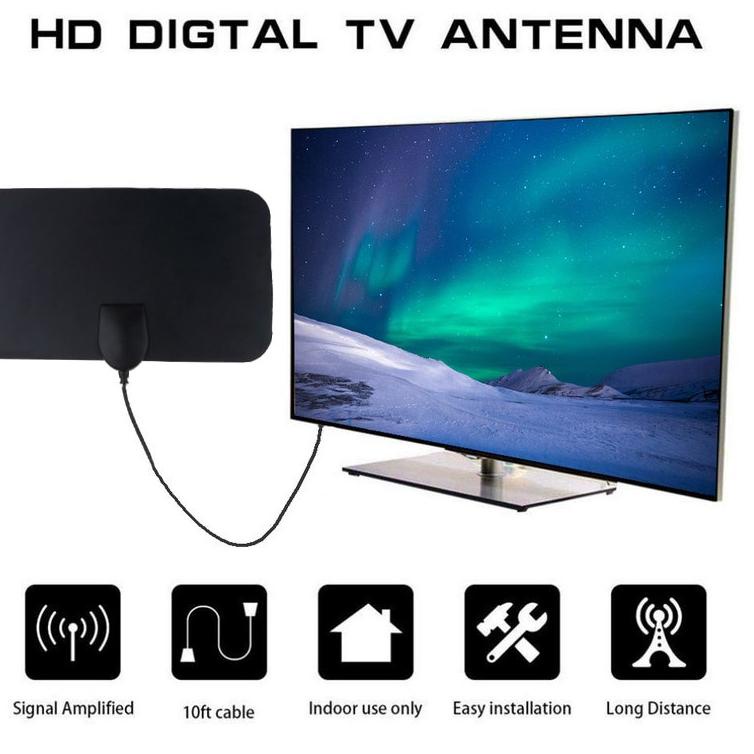 [PRODUK GWJCJ] Taffware Antena HD Clear Vision 4K Antena TV Dalam yang Bagus Antena TV LED Indoor Antenna TV Tembok 9NA