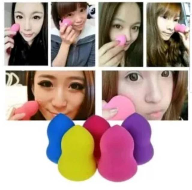 SPONS BEAUTY BLENDER XS70 ROUNDED SPONGE BEDAK MAKE UP SPON BLENDING MURAH