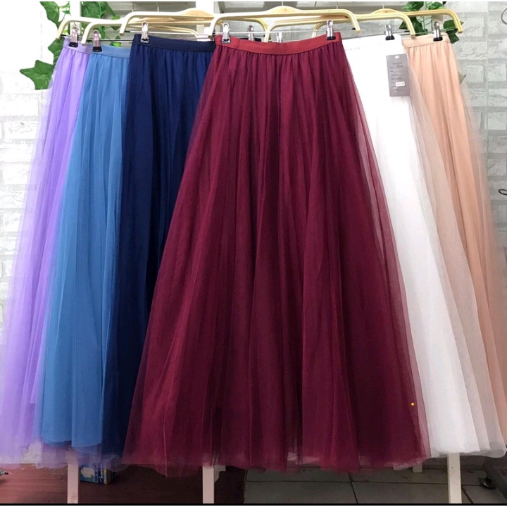 Rok Tutu Dewasa--Rok Tutu Maxi-- Rok Tutu Skirt Wanita Panjang