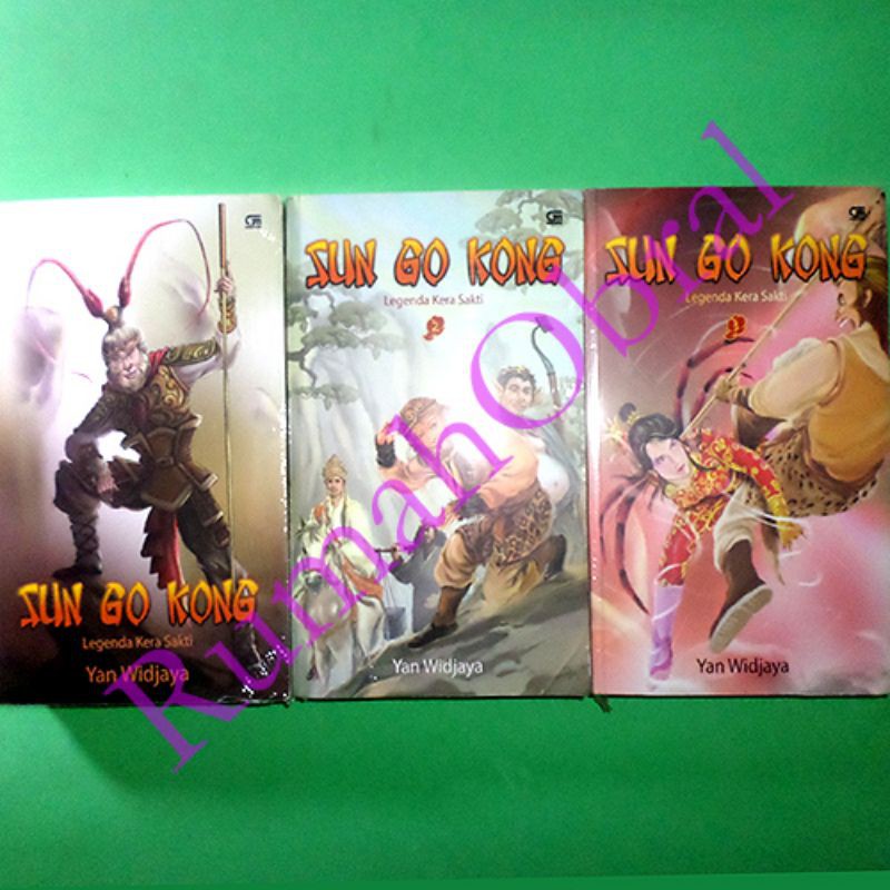 Buku Trilogi Sun Go Kong Legenda Kera Sakti Komplit (1-3) Tamat Oleh Yan Widjaya Penerbit Gramedia