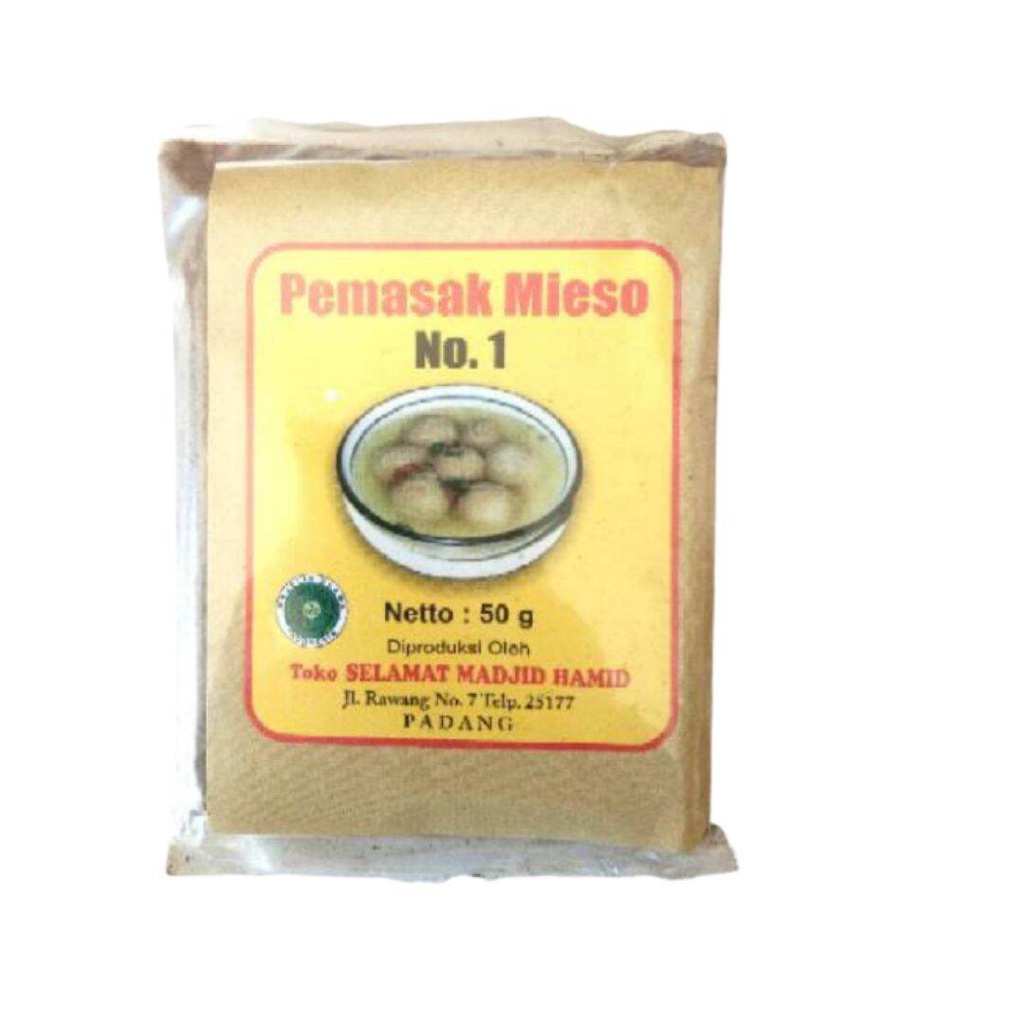 

Bumbu Kuah Bakso Pemasak Mieso No 1 Selamat Madjid Hamid 50 gram Bumbu bakso kuah, Bumbu bakso lengkap, Bumbu bakso paling enak, Bumbu bakso instan