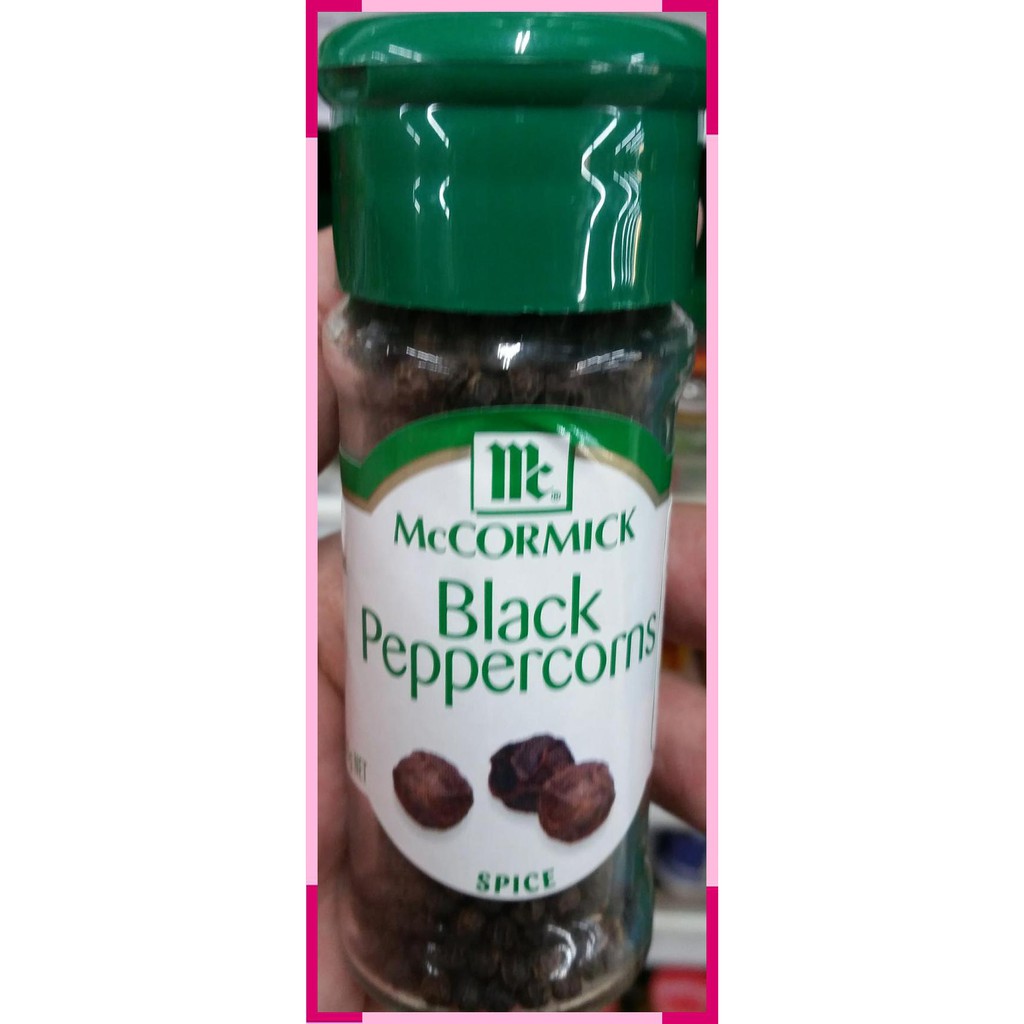 

MCcormick | blackpeppercorns | 35 gr | product of australy | spice