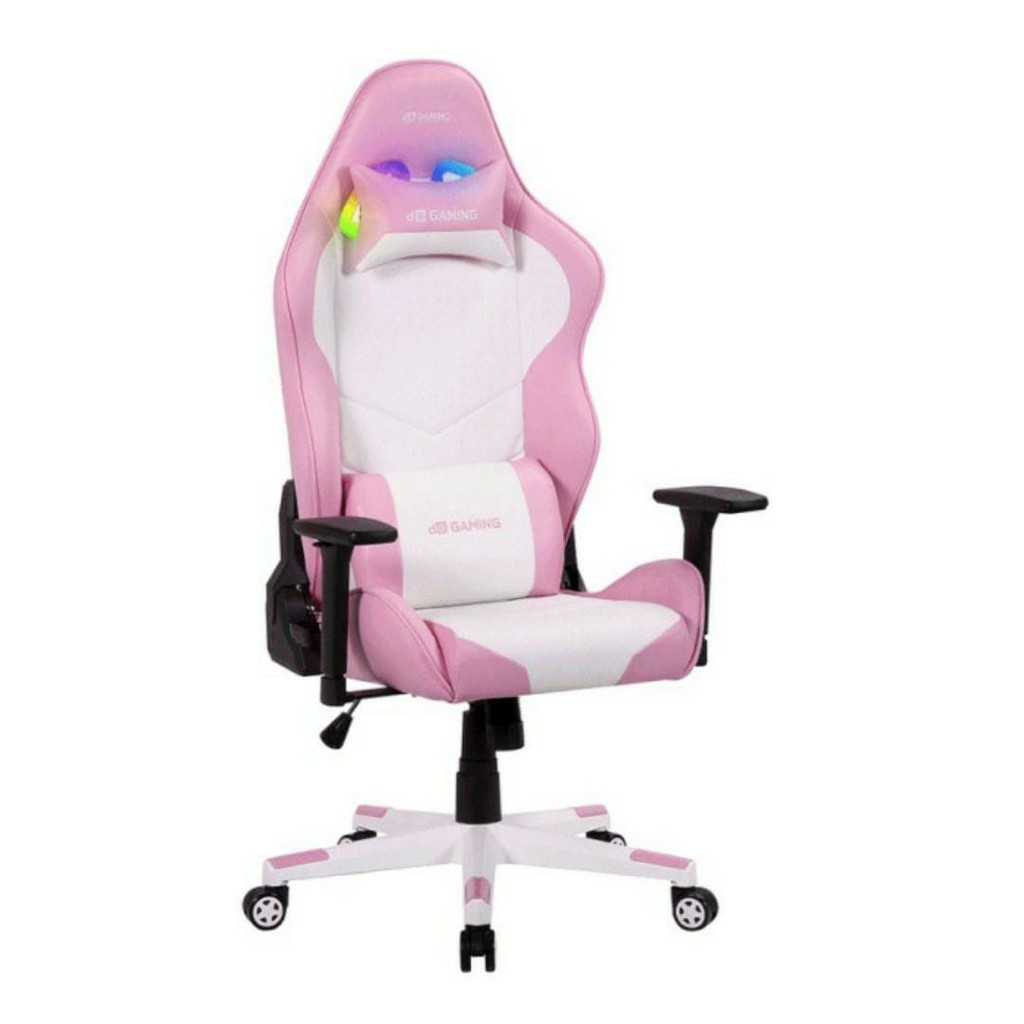 Digital Alliance Gaming Chair ASAMI RGB Kursi Gaming - white pink
