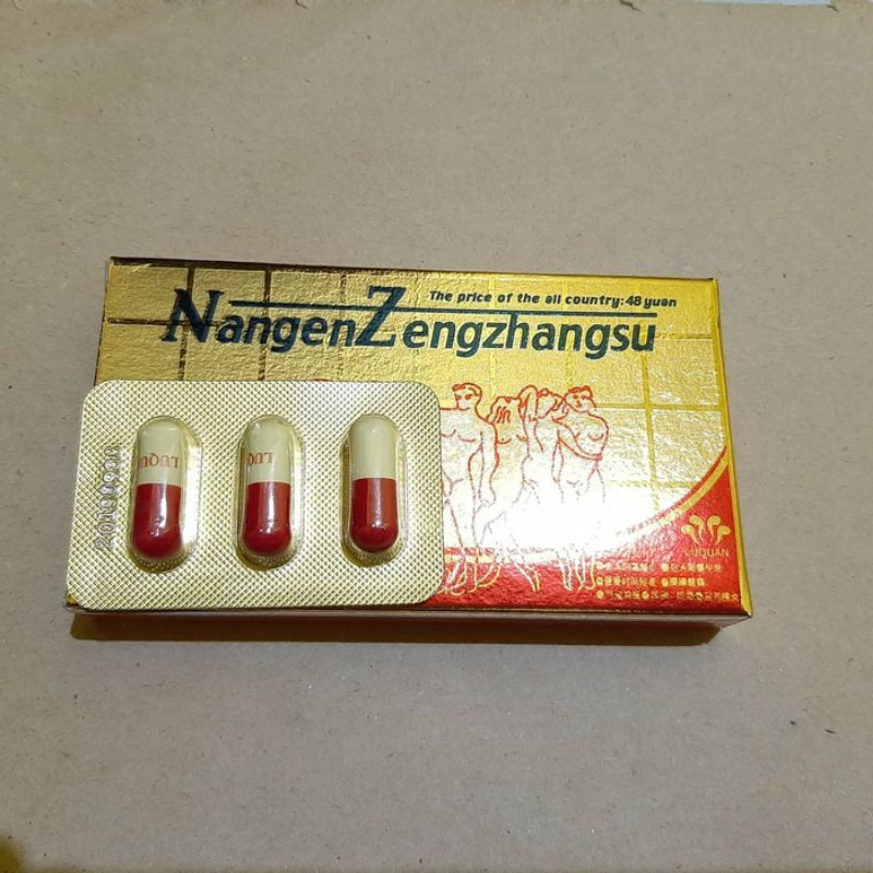 Suplemen Herbal Kuat-Tahan-Lama NANGEN- Asli isi 12caps