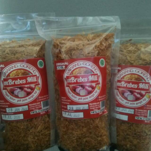 

Bawang goreng merah 65gr (min 2pack)