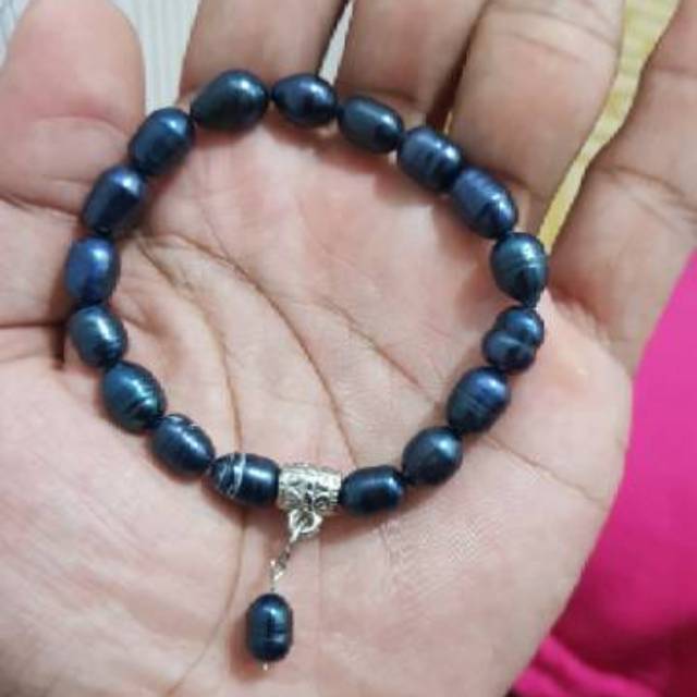 Gelang Mutiara Hitam Asli Original