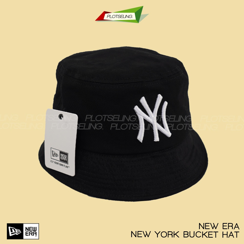 Topi BUCKET NY Unisex New York Hat Branded Original Grade Cream Coklat Hijau Hitam Merah Maroon Navy Putih Topi Pria Wanita Buket KPOP Selebgram Influencer Hijab Tidak Bolak Balik