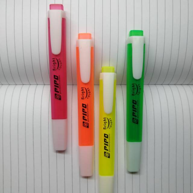 

Stabilo highlighter penanda tulisan Pipo HS 014C grosir murah