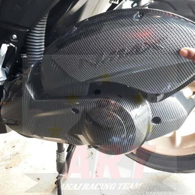 Cover Cvt Dan Tutup Hawa Motor Nmax Old 2015 -2019 Karbon Nemo Original