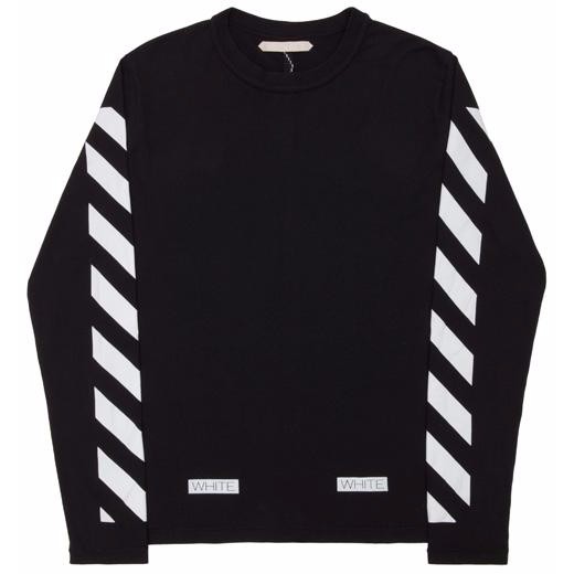 Tshirt / Kaos / Baju OFF WHITE STRIPE LONG SLEEVE