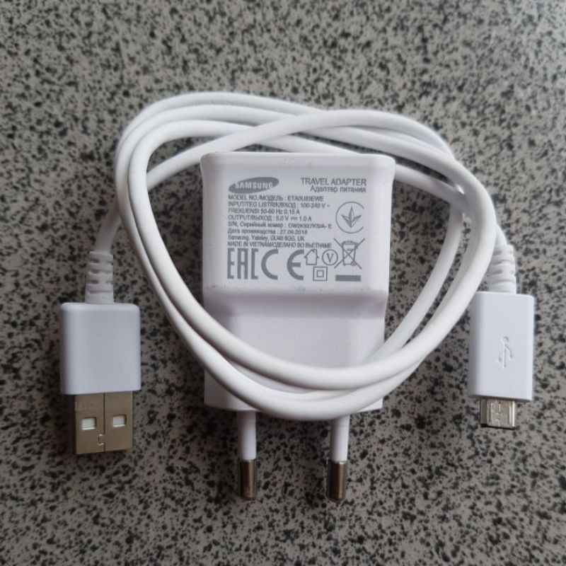 Charger original samsung bekas 1A J2 PRIME, M10, A10, A01, A01 CORE dll
