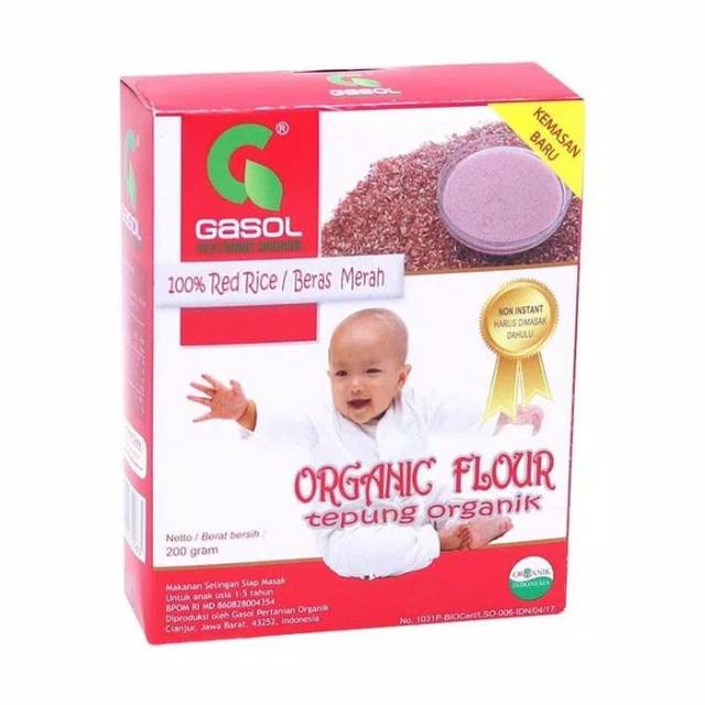 Tepung gasol beras merah