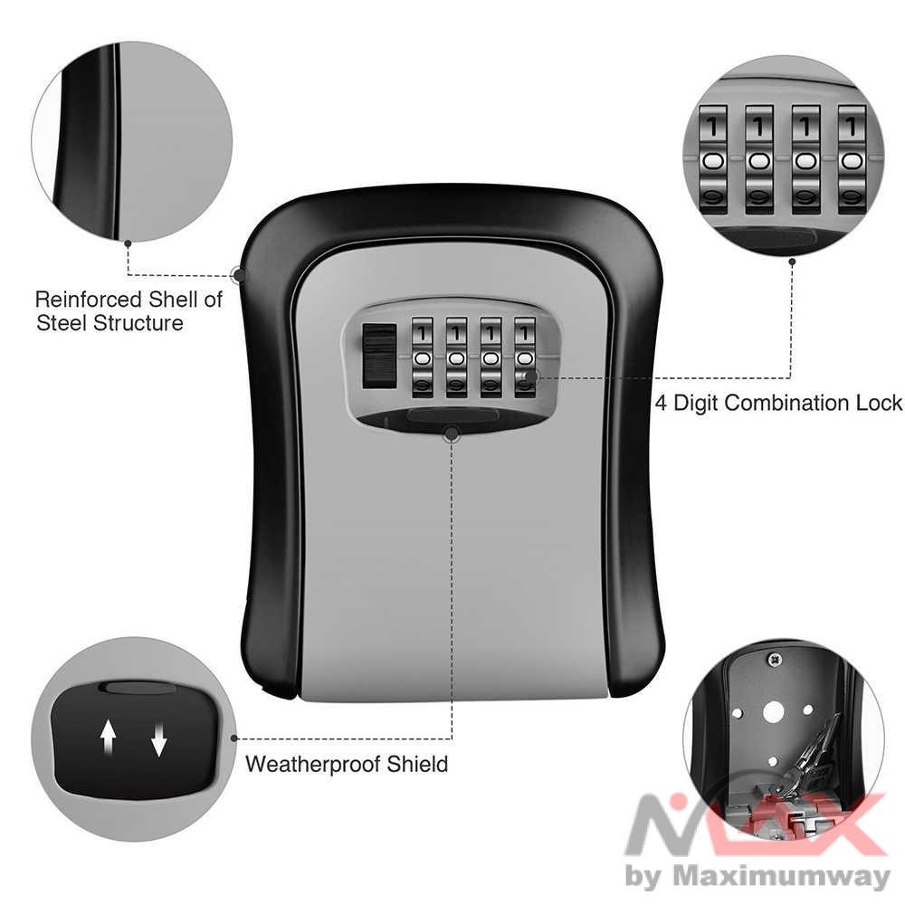 MOOL Kotak Brankas Safety Box Dinding 4 Digit Password safe deposit box cash box tembok rahasia