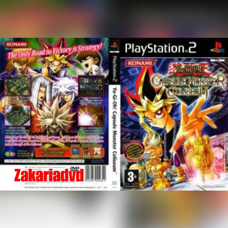 Kaset Ps 2 YU GI OH CAPSULE MONSTER COLLESUM