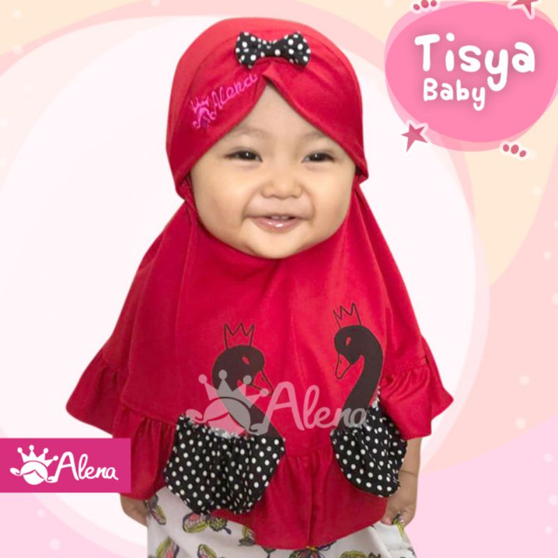 (Original Alena) TISYA BABY•• kerudung instan anak••jilbab anak jersey••hijab kidz