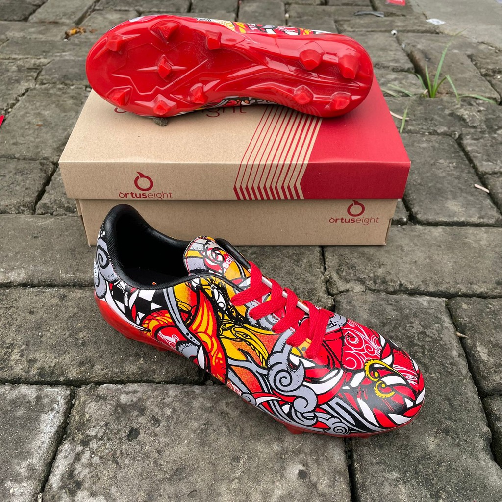 Sepatu Sepak Bola Ortuseight Catalyst Bima SepakBola Ortus Football - Merah sepatu bola