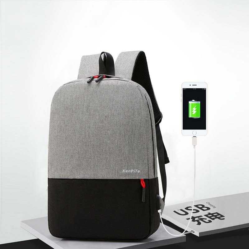 TG-TL064 KENPITE TAS RANSEL LAPTOP BACKPACK DENGAN USB CHARGER PORT - F7221