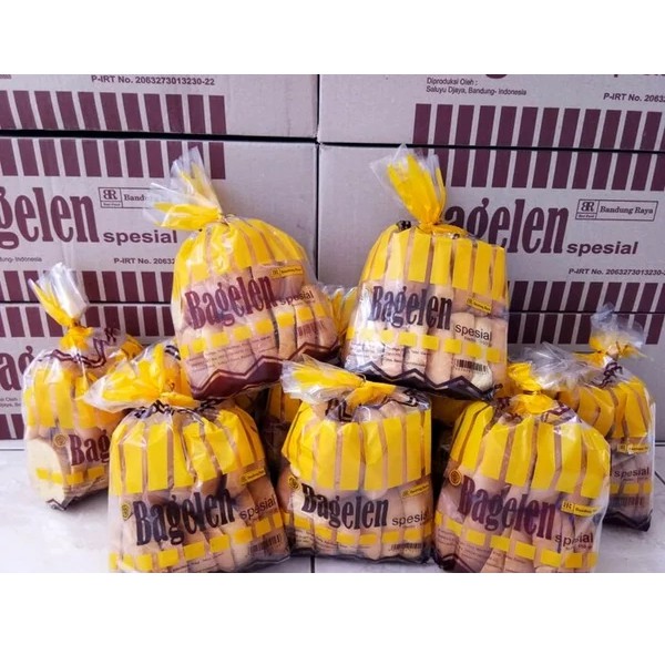 

1 dus roti kering bagelen isi 10 original