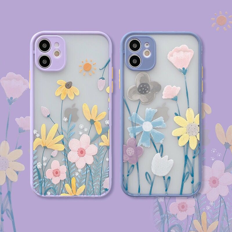 Casing Pelindung Lensa Kamera Motif Bunga Untuk Iphone