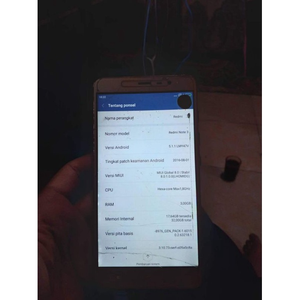 redmi note 3 minus lcd