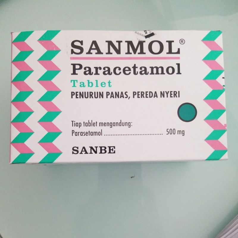 sanmol paracetamol box