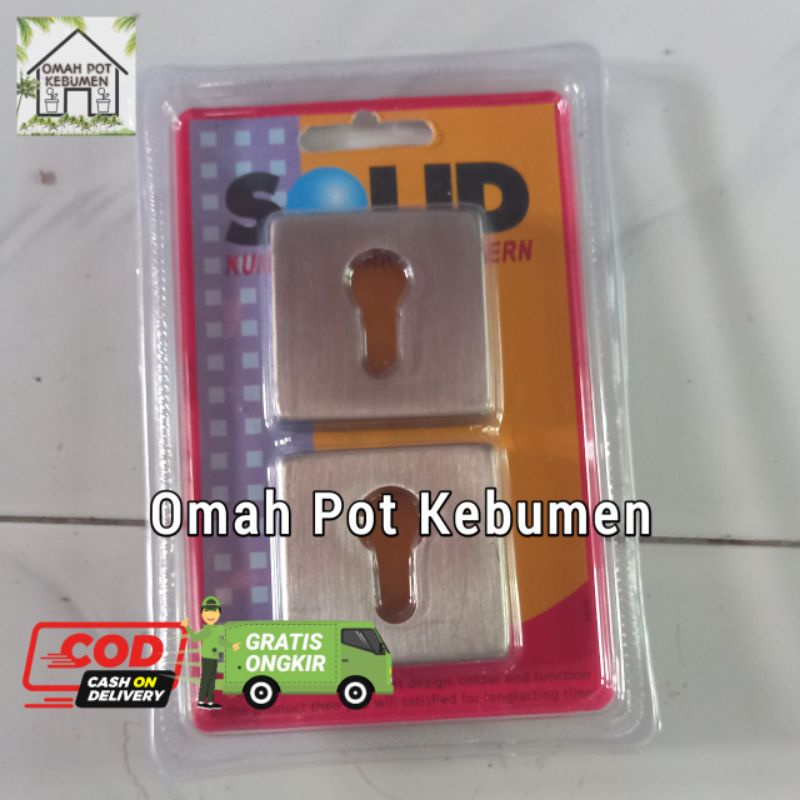 TERMURAH.. set ring tutup kunci silinder solid / dobel tutup silinder kunci kotak solid