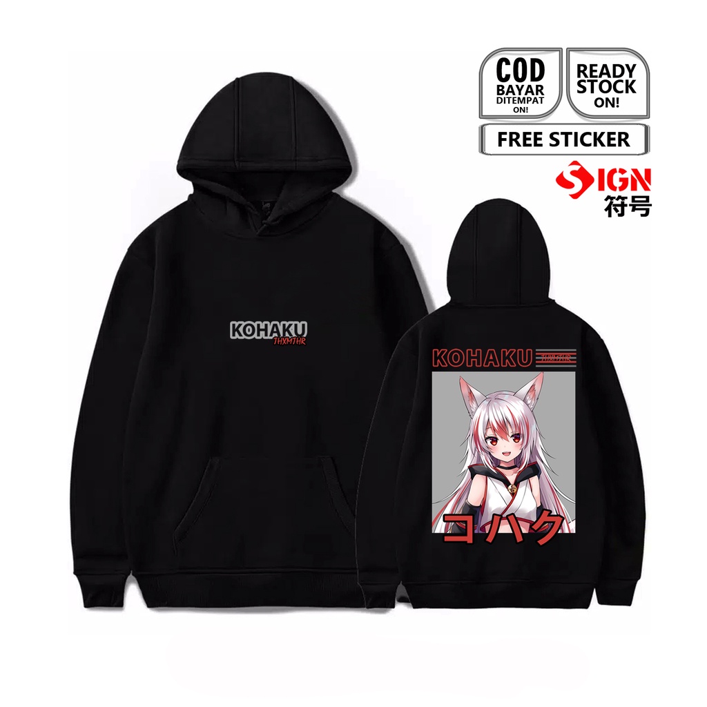 HOODIE KOHAKU SENKU DR. STONE WAIFU ANIME MANGA TSUKASA SHISHIO SENKU ISHIGAMI RURI KOKUYO TAIJU KINRO GINRO BAJU JEPANG JAPAN CULTURE COSPLAY OTAKU WIBU - SIGN CLOTH