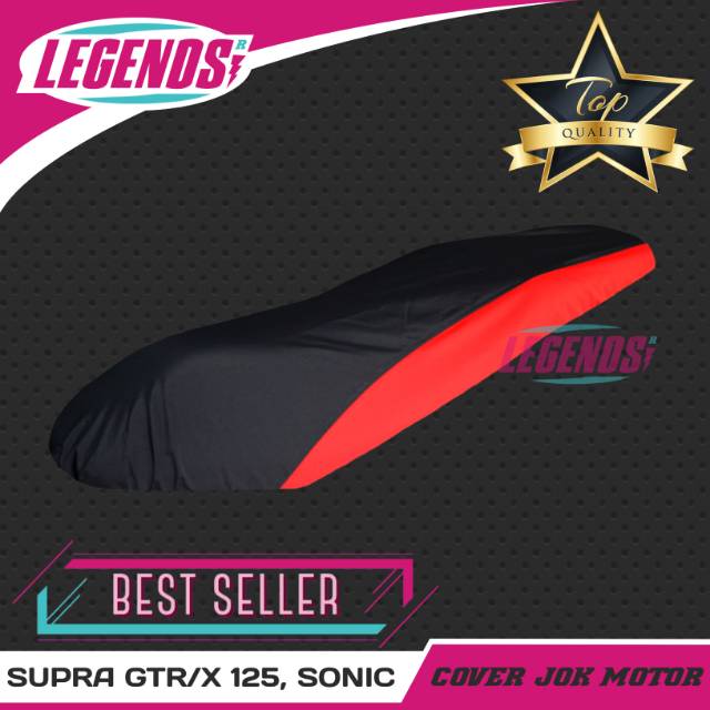 Cover Jok / Sarung Jok Motor SUPRA GTR,SONIC,SUPRA X Anti Air Waterproof