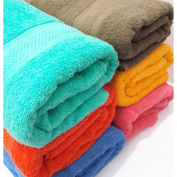 Handuk mandi polos WARNA MUTIA 70 x 135 cm - full color