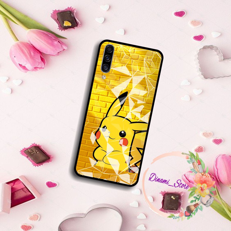 softcase diamond PIKACHU Oppo A3s A1k A5 A9 2020 A7 F9 A5s A31 A52 a53 A92 A37 A57 A59 A71  DST596