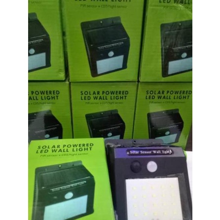 ✦ Lampu solar powered led wall light ↴