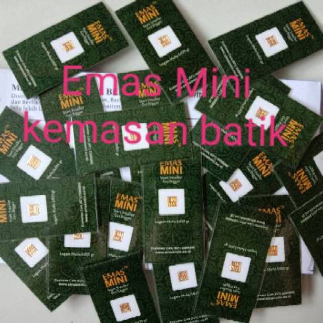 Emas Mini 0,025 gram
