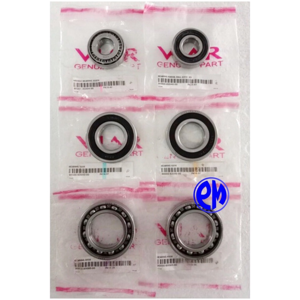 Laher Set gardan belakang Viar Karya 150 200 Kaisar Tossa // Laher 6204 6206 6008 30204 // Spare par