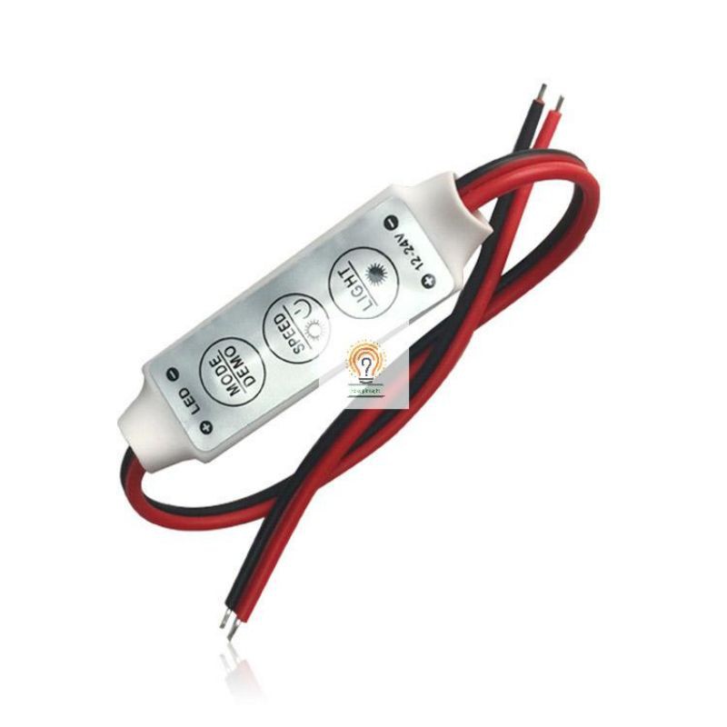 Modul LED Mini Dimmer Controller Kedip Strobo Speed 5V-24V LED Modul