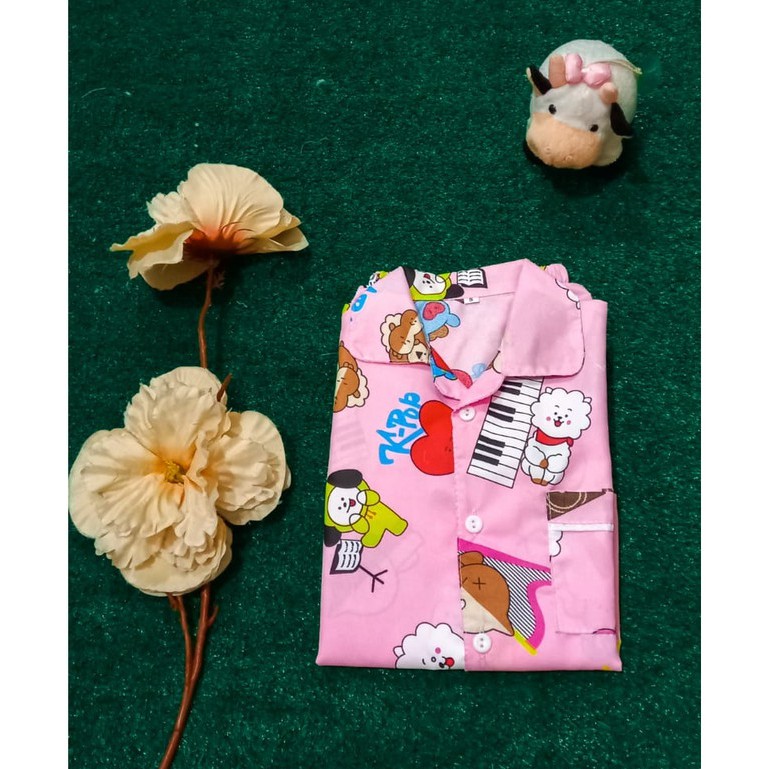 Piyama bts pink
