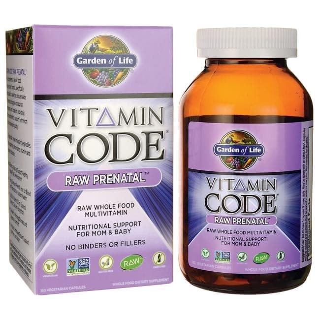 Garden Of Life Vitamin Code Raw Prenatal 180 cap Multivitamin prenatal