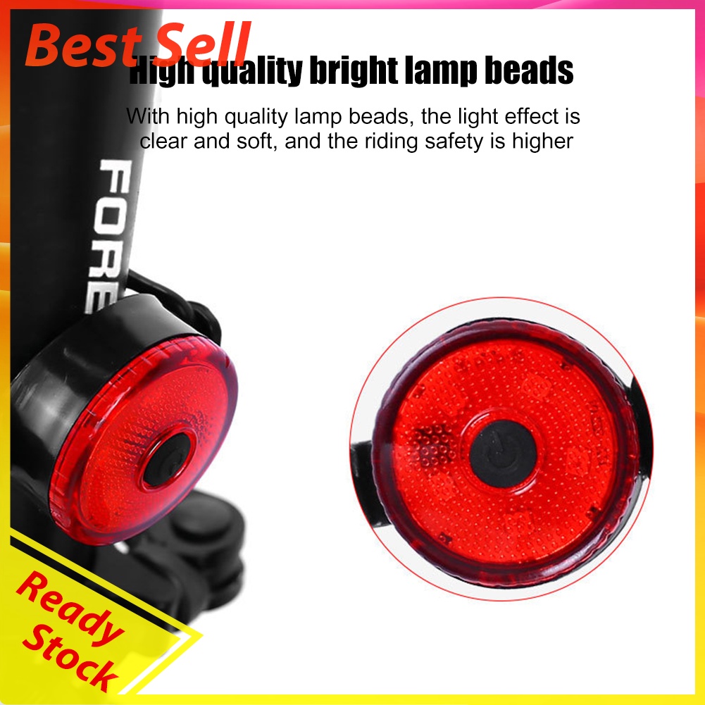 LED Bike Taillight USB Rechargeable Mountain MTB Bicycle Rear Flashlight